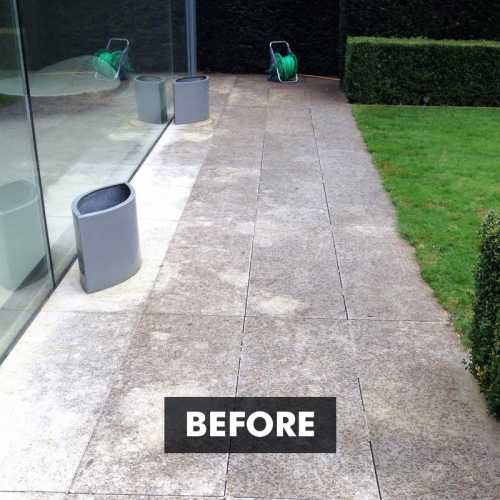 Before applying No More Black Spot